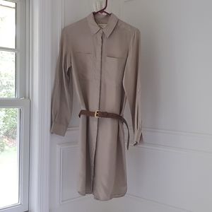 Michael Kors Silk Shirt Dress